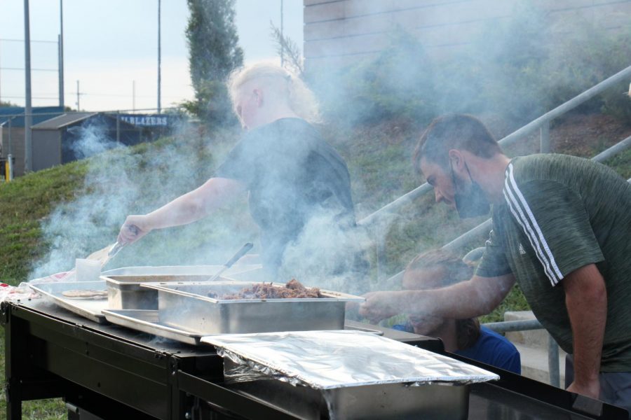 Culinary students participating in an event earlier this school year.