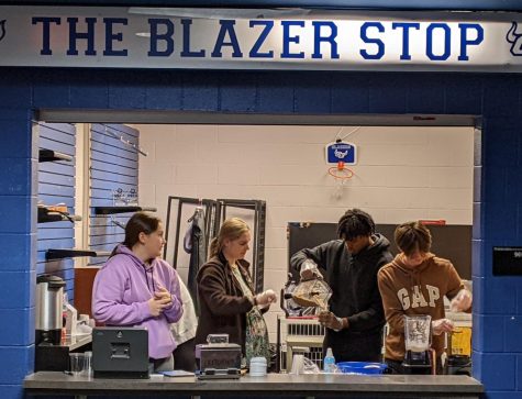 The Blazer Stop serving coffee