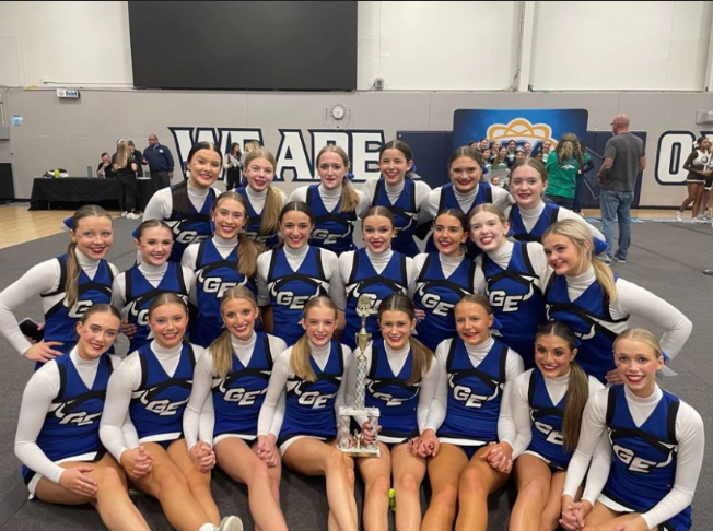 Varsity Cheer team competes at UCA Regional Competition