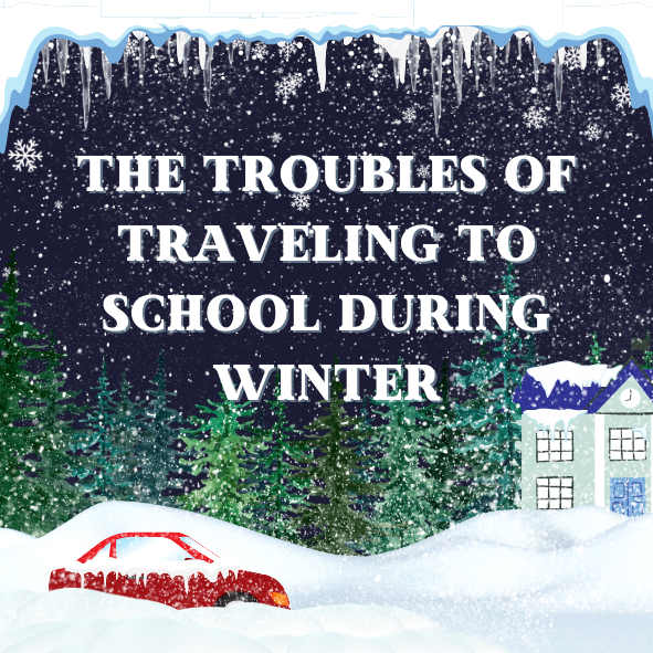 The Troubles of Traveling to School During Winter