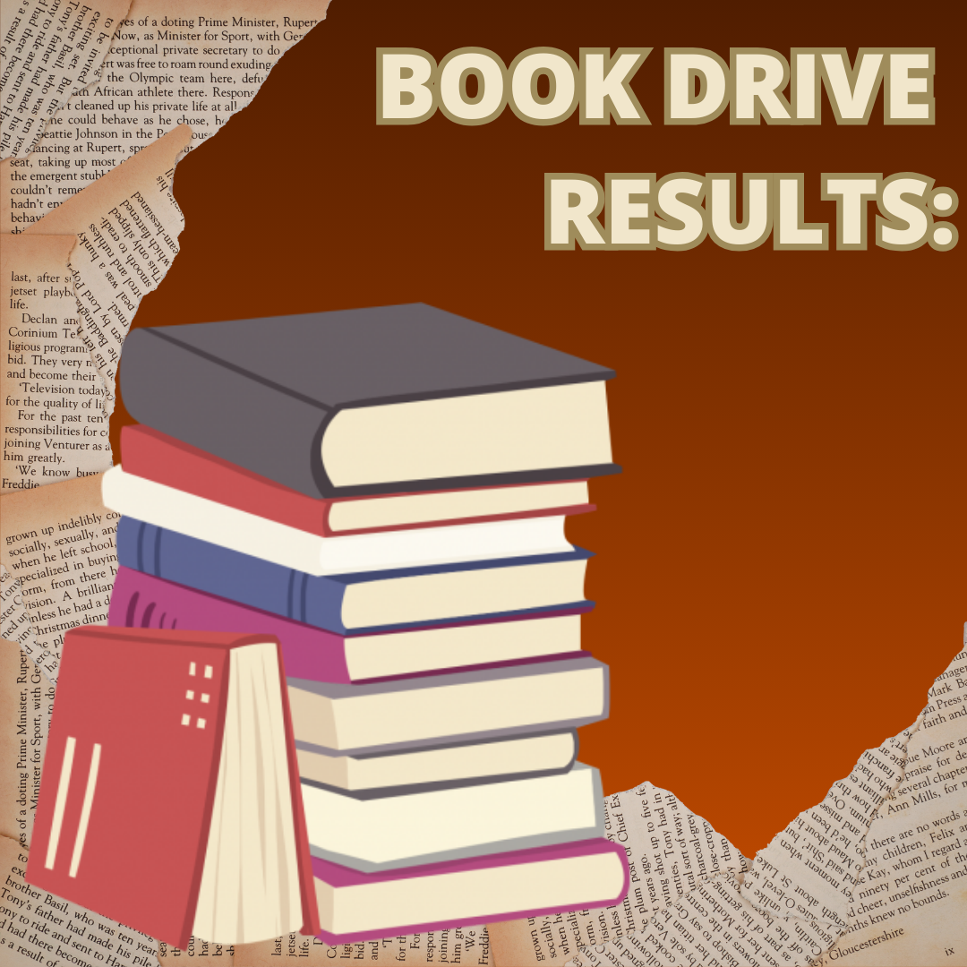 The Book Drive Results Are In.