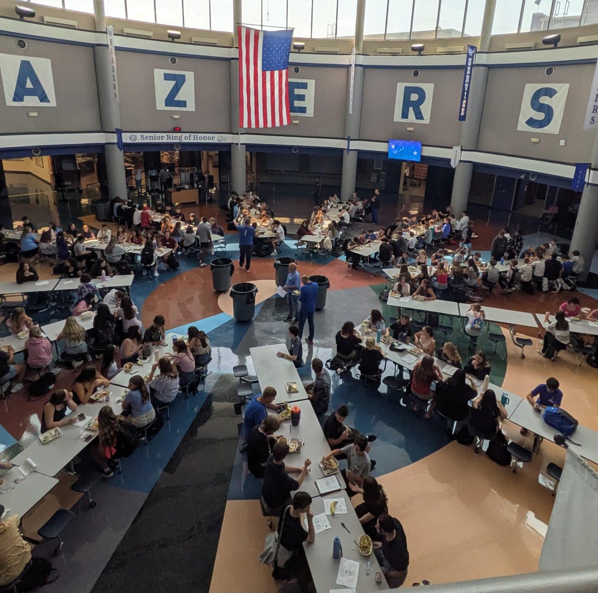 Freshmen are in the building