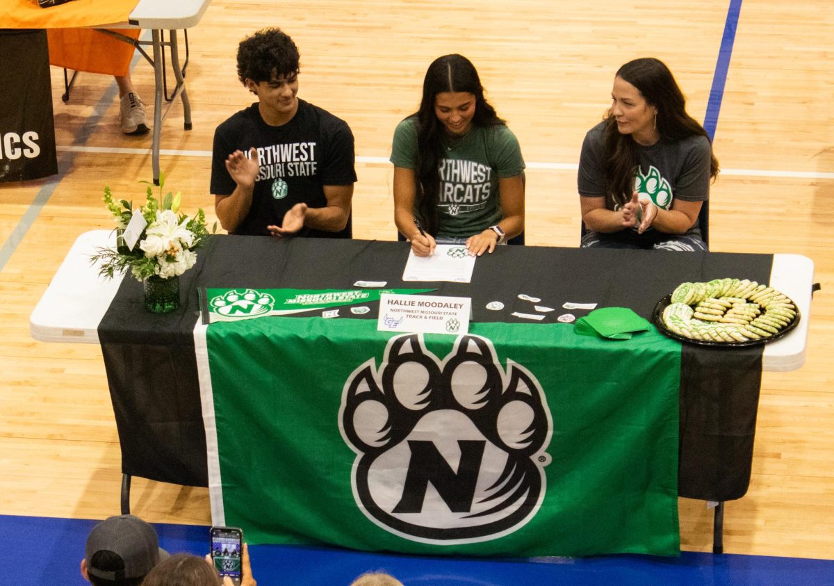 Gratitude. Hallie Moodaley signed with Northwest Missouri State on November 13, 2025. "I felt very excited and ready for the next 4 years, I also felt immense gratitude for having this amazing opportunity," said Moodaley.