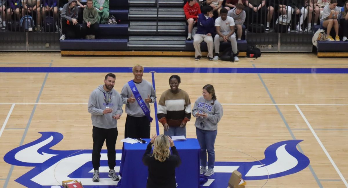 Ms. stevens and Mr. Mayeske win best core and elective teacher