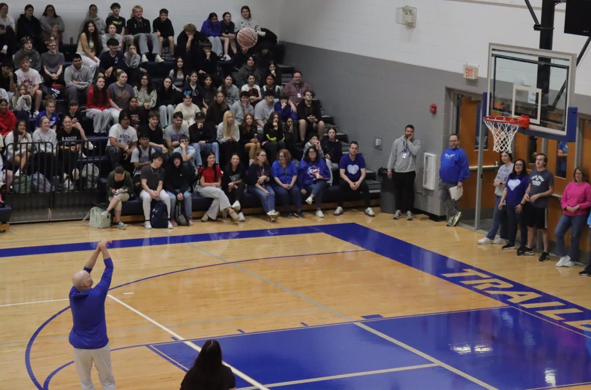 Mr. Fisher hits a winning 3 pointer securing him as best GEHS mentor 